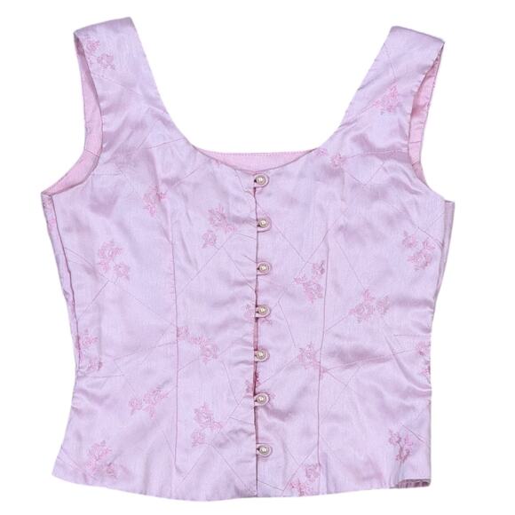 90s Do You Love Me? Formal Satin Blouse - Picture 8 of 8